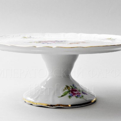 Блюдо для торта «Бернадотт Мейсенский букет»