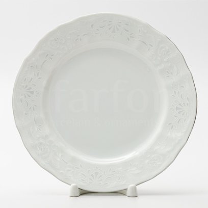 Тарелка десертная «Бернадотт Платиновый узор»