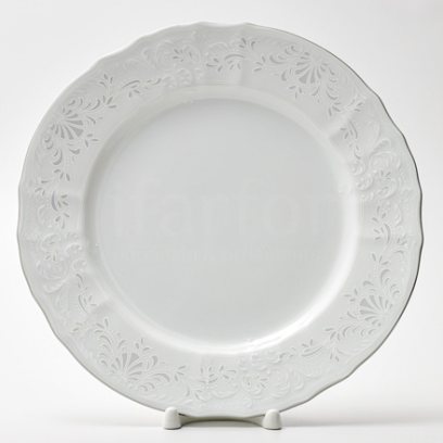 Тарелка мелкая «Бернадотт Платиновый узор»