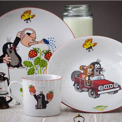 Комплект детский в подарочной коробке Крот и машинка 1/3 THUN