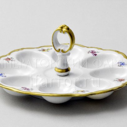 Поднос с ручкой для яиц «Корона Цветы»