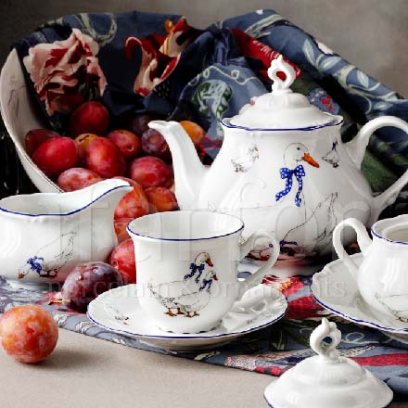 Сервиз чайный Гуси 6/17 Констанция