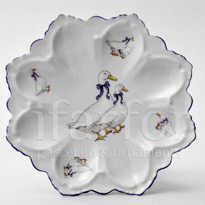 Ваза для фруктов на ножке «Корона Гуси»