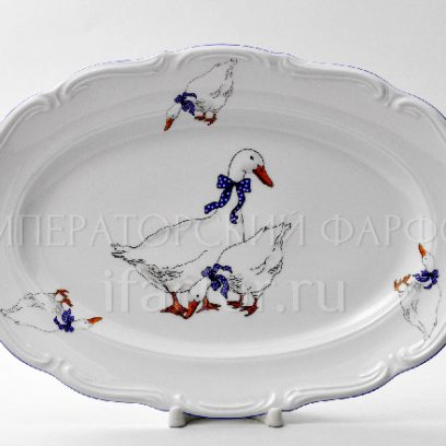 Блюдо овальное «Констанция Гуси»