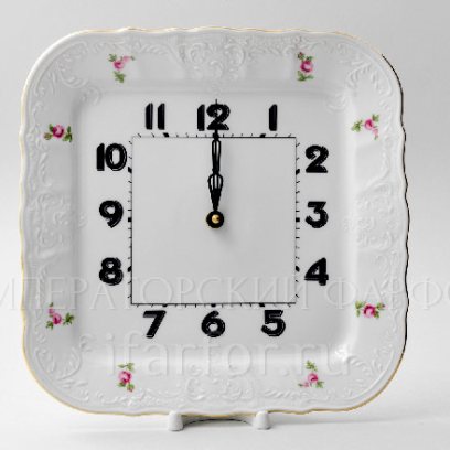 Часы квадратные Бернадотт Полевой цветок Бернадотт