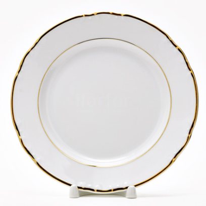 Тарелка десертная «Констанция Отводка золото»