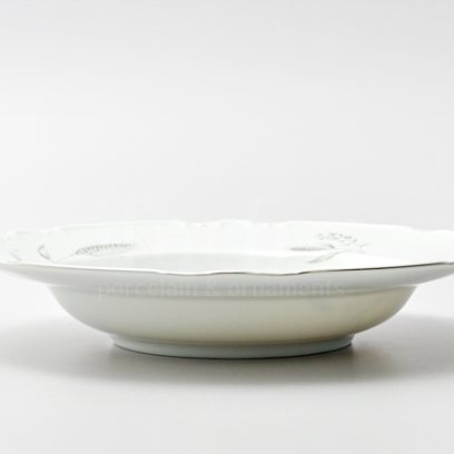 Тарелка глубокая Констанция Серебряные колосья