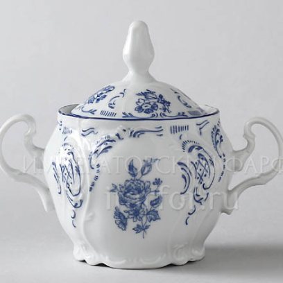 Сахарница Бернадотт Синие розы Бернадотт