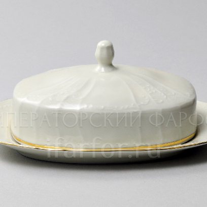 Масленка Бернадотт Белый узор Be-Ivory Бернадотт