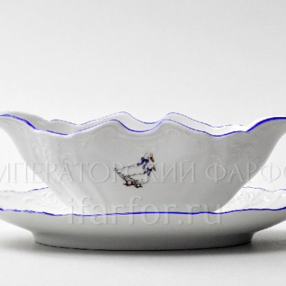 Соусник с подставкой Бернадотт Гуси 1/2 Бернадотт