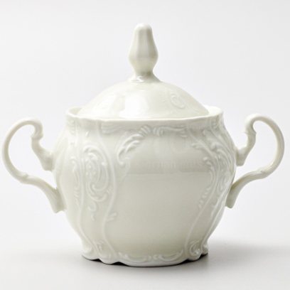 Сахарница «Бернадотт Недекорированный Be-Ivory» Форма: Бернадотт. Фарфор. 300 мл.