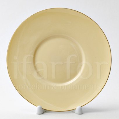 Блюдце чайное «Времена года. Желтый»