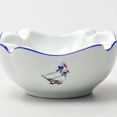 Пепельница квадратная «Гуси»