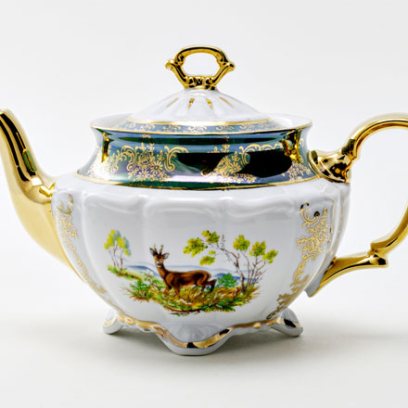 Чайник заварочный «Охота зеленая. Косуля 1»