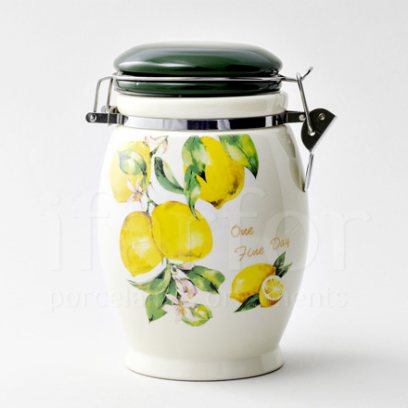 Банка для сыпучих продуктов «Лимоны»