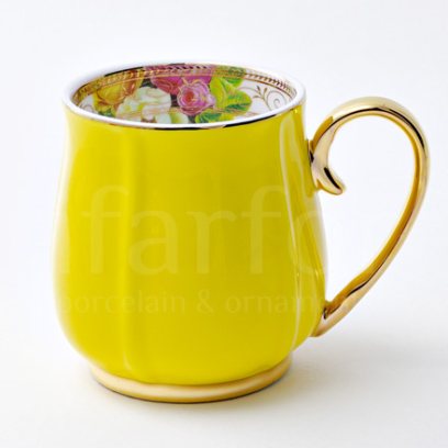 Кружка Радуга Желтый Бутон