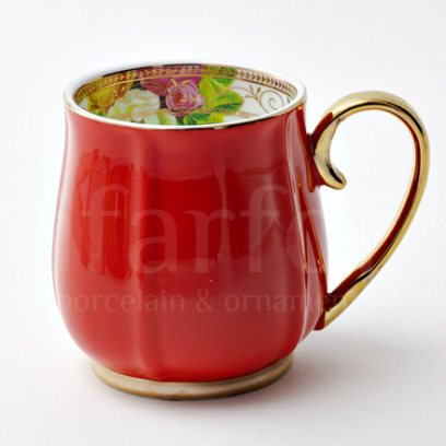 Кружка Радуга Красный Бутон