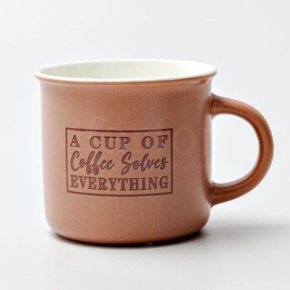 Кружка второй сорт «Cup of coffee solves everything»