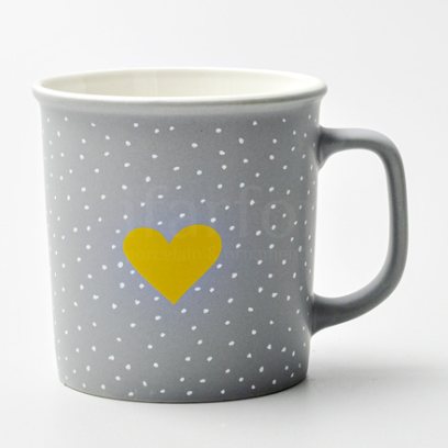 Кружка «Серая с сердечком»