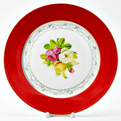 Тарелка плоская «Радуга Красный»