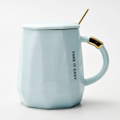 Кружка с крышкой и ложкой TAKE IT EASY Royal Classics