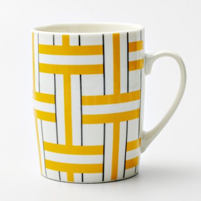 Кружка «Желтый орнамент 1»