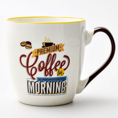 Кружка «Утренний кофе белая»