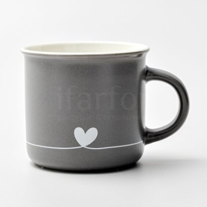 Кружка «Одинокое белое сердечко»