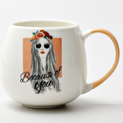 Кружка «BECAUSE OF YOU»