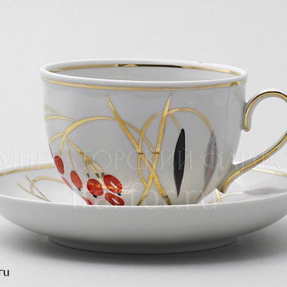 Чашка с блюдцем чайная «Кизил» 1/2