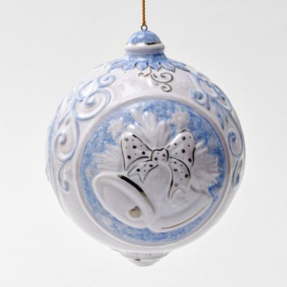 Елочная игрушка «Шар рельефный»