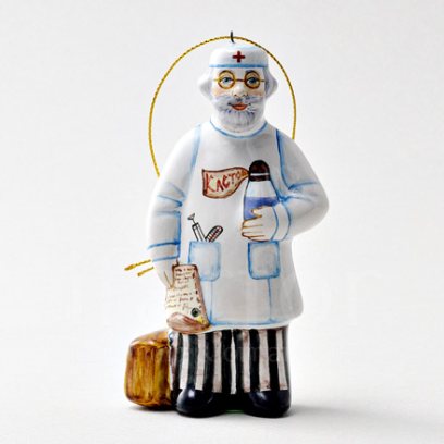 Елочная игрушка «Айболит»