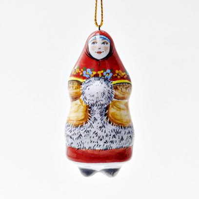 Елочная игрушка «Боярышня»