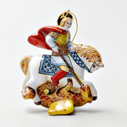 Елочная игрушка «Георгий Победоносец»