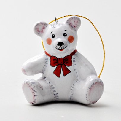 Елочная игрушка Медвежонок плюшевый