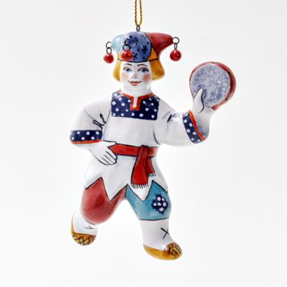 Елочная игрушка «Скоморох с тремя бубенчиками»