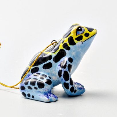 Елочная игрушка «Лягушка тропическая»