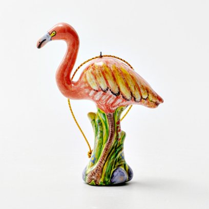 Елочная игрушка «Фламинго»