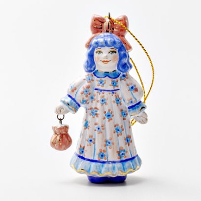 Елочная игрушка «Золотой ключик. Мальвина»