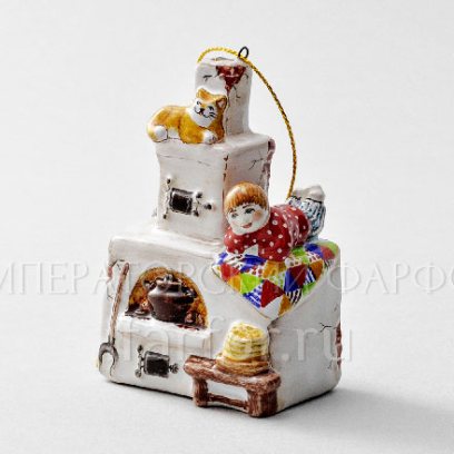 Елочная игрушка Печка