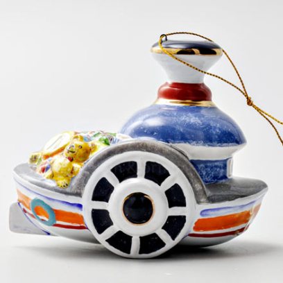Елочная игрушка Каракатица Каракатица (пароходик)