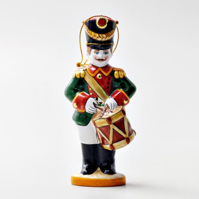 Елочная игрушка «Солдат с барабаном»
