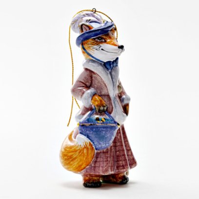 Елочная игрушка «Золотой ключик. Лиса Алиса»