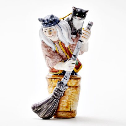 Елочная игрушка «Баба-Яга»