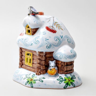 Подсвечник Теремок. Зима Теремок