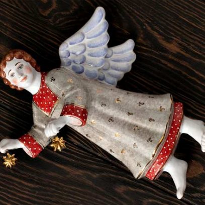 Скульптура «Ангел настенный со звездочками»