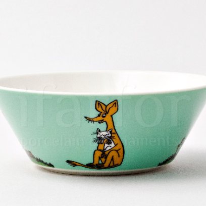 Пиала «Снифф (бирюзовый)» Форма: Arabia MOOMIN. Фарфор. 150 мм.