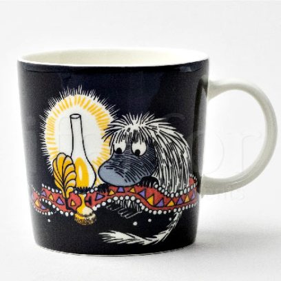 Кружка «Предок (черная)» Форма: Arabia MOOMIN. Фарфор. 300 мл.