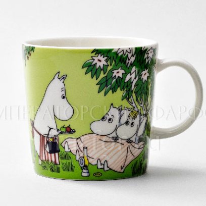 Кружка «На отдыхе» Форма: Arabia MOOMIN. Фарфор. 300 мл.
