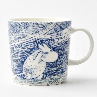 Кружка «Снежная буря» Форма: Arabia MOOMIN. Фарфор. 300 мл.